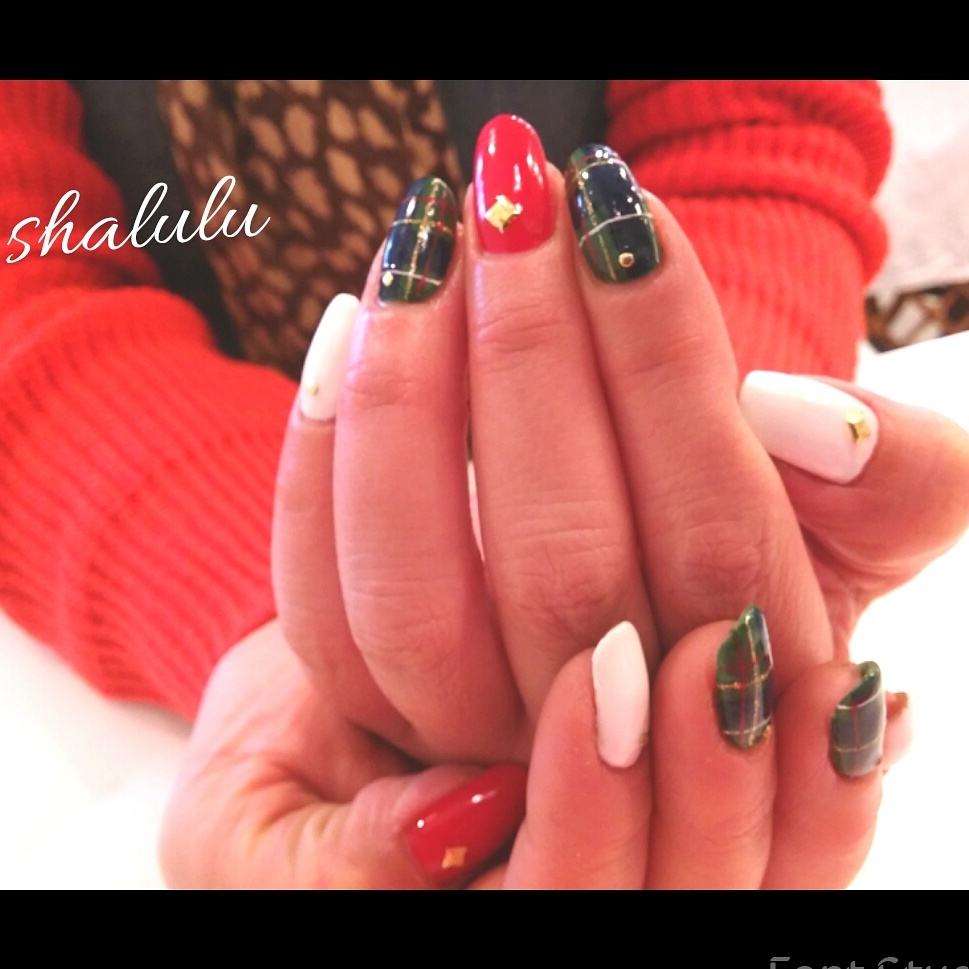 hair \u0026nail _shalulu さんのネイルデザイン 『クリスマス